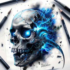 skulls tattoo design ideas color overlays silent watcher for hip