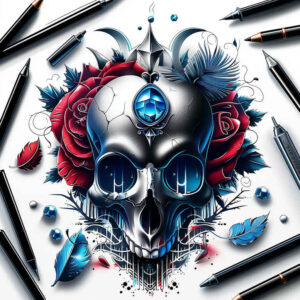 skulls tattoo design ideas classic motifs silent watcher represents endurance