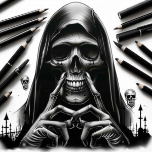 skulls tattoo design ideas Realism refined lines silent watcher represents strength