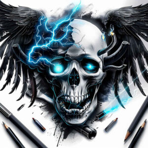 skulls tattoo design ideas refined color palette skull shading for spine