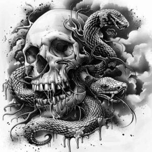 skulls tattoo design ideas vibrant palette spiritual end for biceps