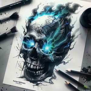 skulls tattoo design ideas Realism realistic color timeless skull symbolising courage