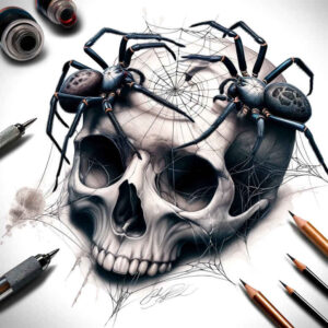 skulls tattoo design ideas artistic contrast vanitas embodying strength