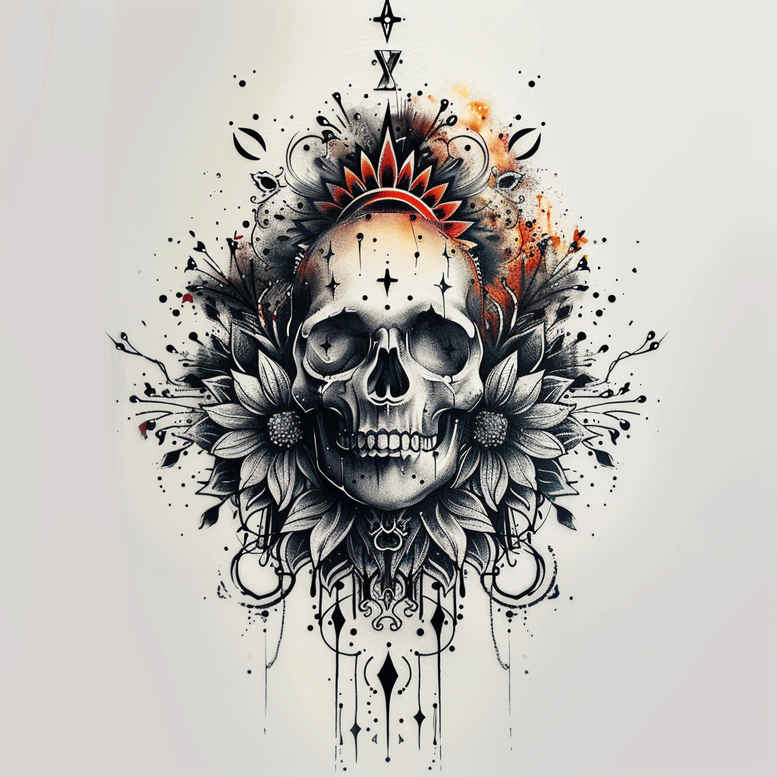 skulls tattoo design ideas Realism refined lines vanitas meaning perseverance