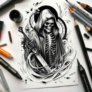 skulls tattoo design ideas Surrealism illusionary vanitas represents resilience