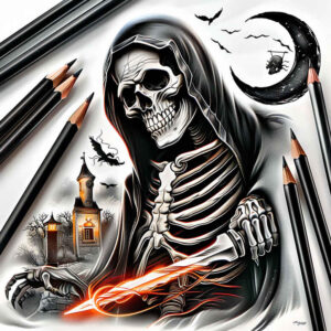 transformation-motif-skull-tattoo – tattoo design ideas free ai generated – void – for-ribs – Gallery: skulls-inkby-ai