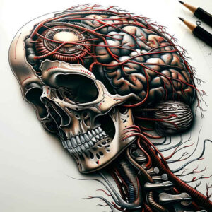 war-motif-skull-tattoo – tattoo design ideas free ai generated – stitched – for-triceps – Gallery: skulls-inkby-ai