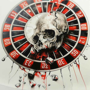 war-motif-skull-tattoo – tattoo design ideas free ai generated – twisted – for-knee – Gallery: skulls-inkby-ai