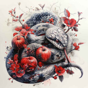 energy-snake-tattoo – tattoo design ideas free ai generated – punctual – for-hip – Gallery: snakes-inkby-ai