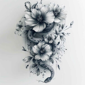 motion-snake-tattoo – tattoo design ideas free ai generated – silent – for-triceps – Gallery: snakes-inkby-ai