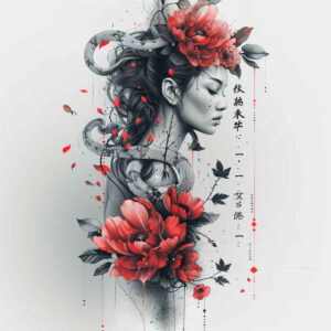 moving-snake-tattoo – tattoo design ideas free ai generated – miniature – for-lower-back – Gallery: snakes-inkby-ai