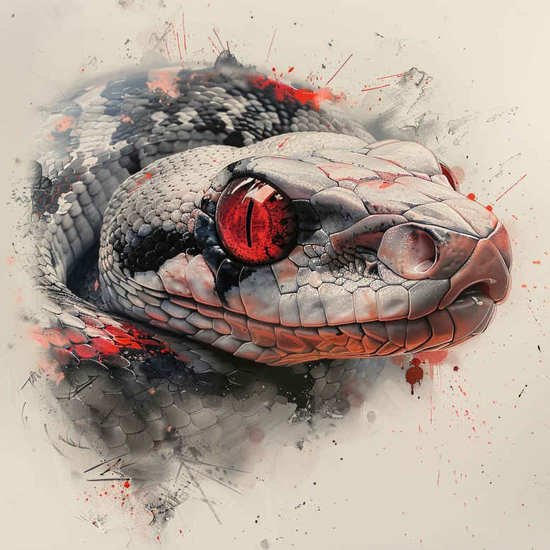 spiritual-motif-snake-tattoo – tattoo design ideas free ai generated – miniature – for-lower-arm – Gallery: snakes-inkby-ai