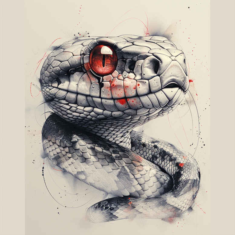 snakes tattoo design ideas abstract bare for outer arm