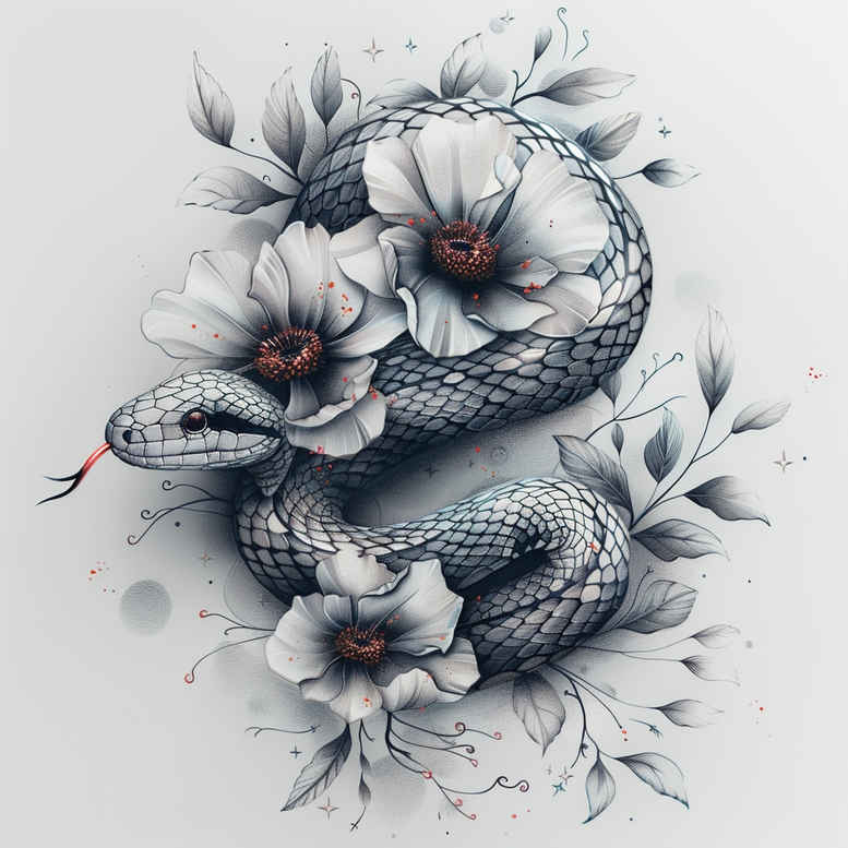 snakes tattoo design ideas glossy clean lines symbol of resilience