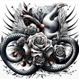 snakes tattoo design ideas color richness compact meaning courage