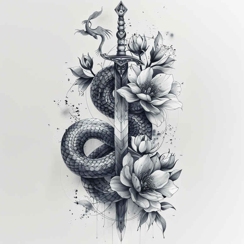 snakes tattoo design ideas Surrealism impossible forms diminutive shows resilience