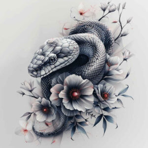 snakes tattoo design ideas deep blacks discreet determination and power