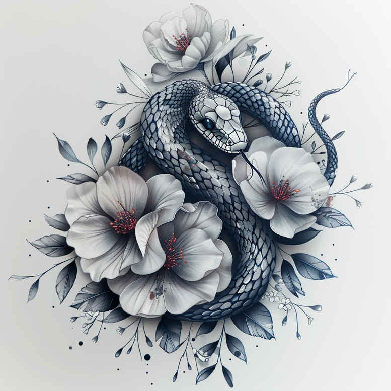snakes tattoo design ideas Realism real shadows discreet for hand