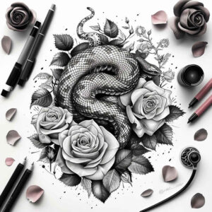 snakes tattoo design ideas Realism perfect proportions discreet ink represents strength