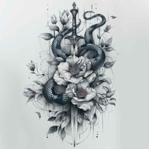 snakes tattoo design ideas ink realism elegant for calf