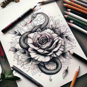 snakes tattoo design ideas clean fill essential symbol of endurance