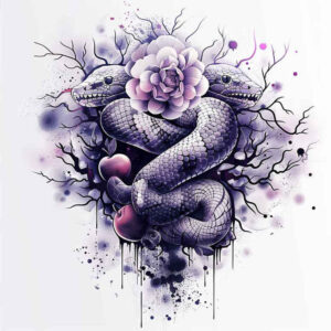snakes tattoo design ideas expressive lines micro line for side