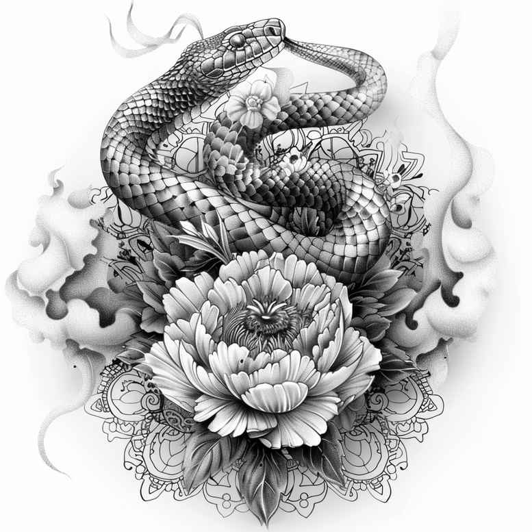 snakes tattoo design ideas natural blush mini geometry for upper shoulder
