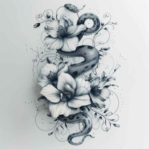snakes tattoo design ideas bold motifs no background shows determination