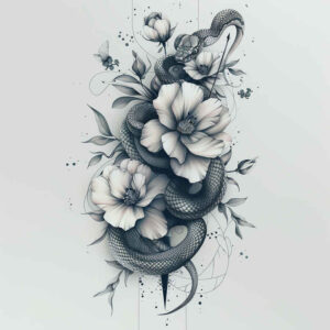 snakes tattoo design ideas structured design open space for elbow