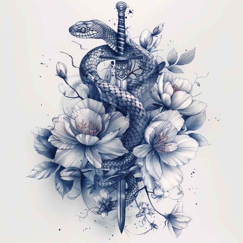 snakes tattoo design ideas macro outline only embodying perseverance
