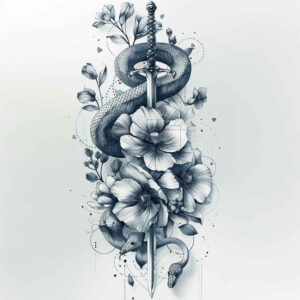 snakes tattoo design ideas expressive color pure motif shows perseverance