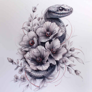 snakes tattoo design ideas detailed textures refined embodying resilience