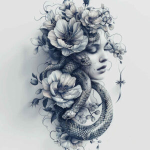 snakes tattoo design ideas moody silent courage and power