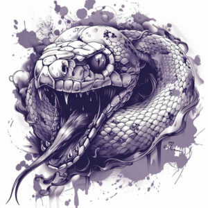 snakes tattoo design ideas Realism transparent layer simple form for wrist side