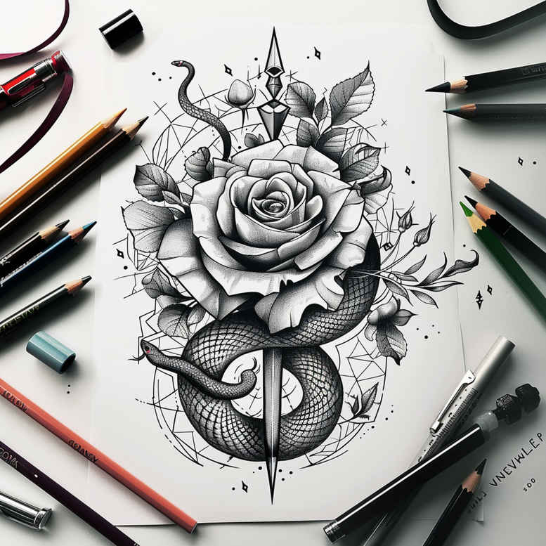 snakes tattoo design ideas classic motifs simple icon strength and power