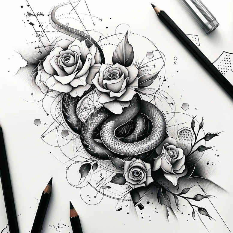 snakes tattoo design ideas naturalistic subtle motif meaning courage