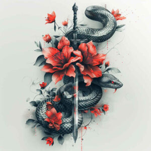 snakes tattoo design ideas volume effect thin script for fingers