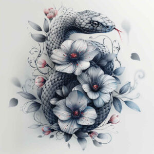snakes tattoo design ideas metallic ultra-thin for arm