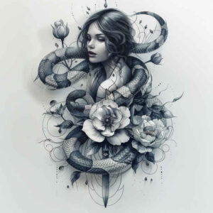 snakes tattoo design ideas form fidelity ultra-thin represents endurance