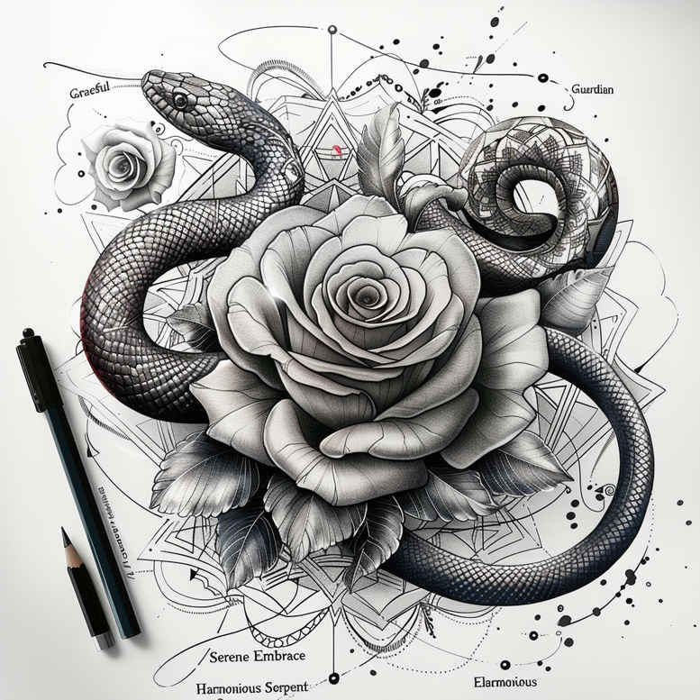 snakes tattoo design ideas dreamlike unembellished symbol of resilience