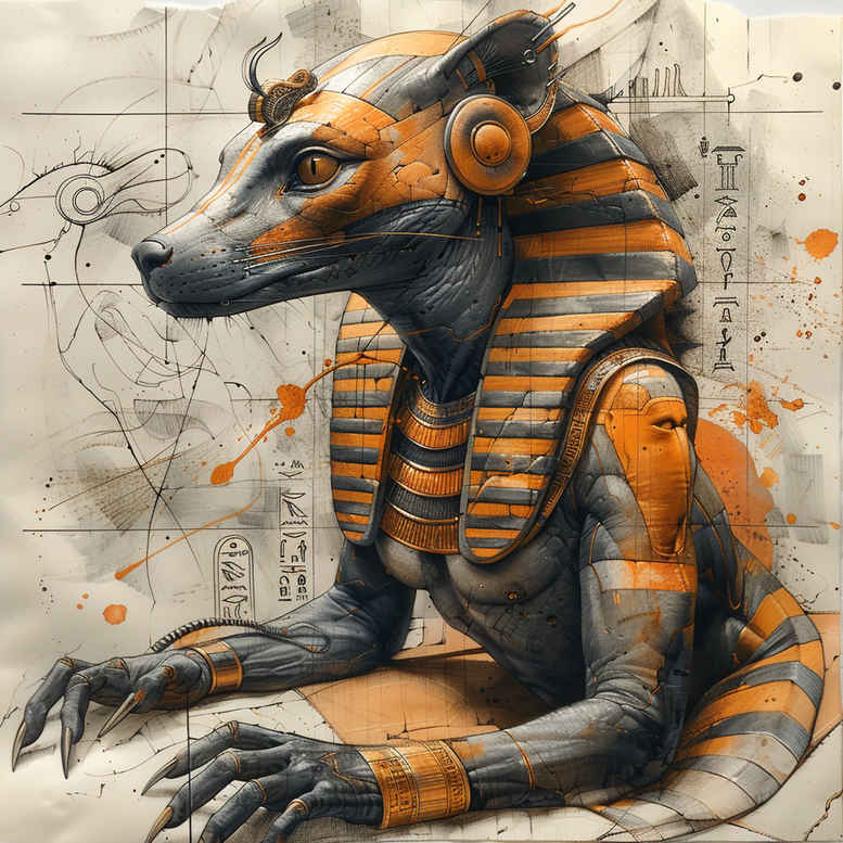 sobek tattoo design ideas displaced objects primal defense for upper thigh
