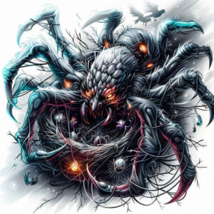 protection-motif-spider-tattoo-demonic-for-upper-arm – tattoo design ideas free ai generated – Gallery: spiders-inkby-ai