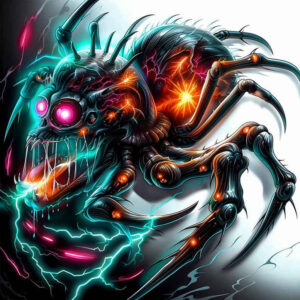 flowing-line-spider-tattoo-mutant-for-ribs – tattoo design ideas free ai generated – Gallery: spiders-inkby-ai
