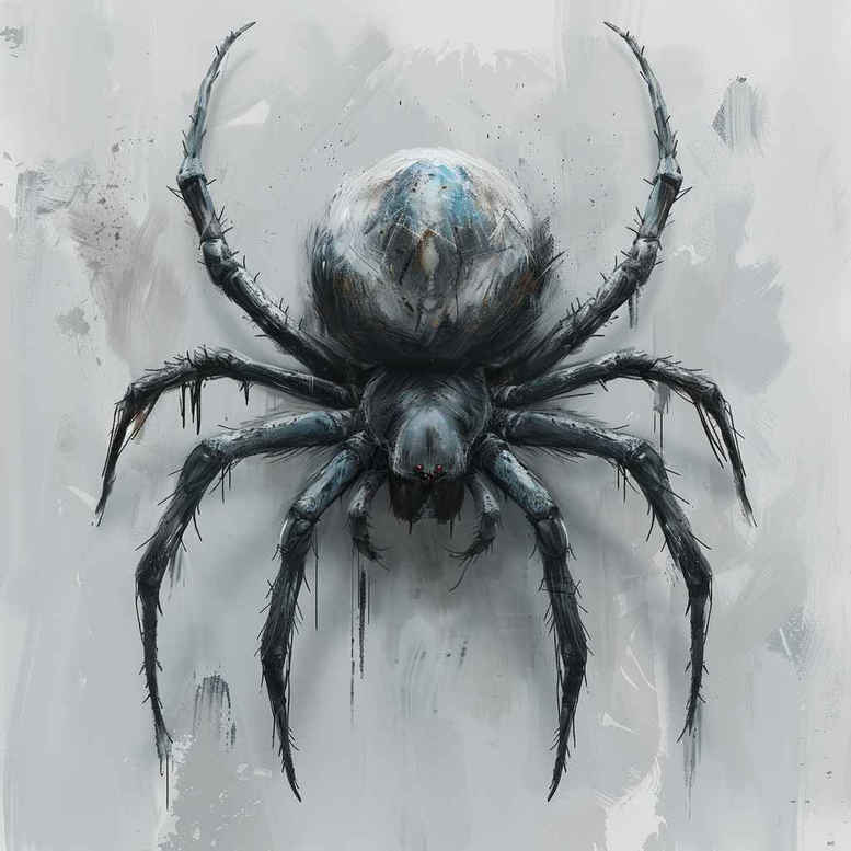 3d-spider-tattoo-night-terror-for-ankle – tattoo design ideas free ai generated – Gallery: spiders-inkby-ai