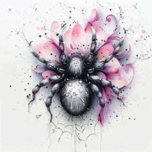 contour-spider-tattoo-tattered-clothing-for-side-torso – tattoo design ideas free ai generated – Gallery: spiders-inkby-ai