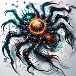 contour-spider-tattoo-mask-for-heel – tattoo design ideas free ai generated – Gallery: spiders-inkby-ai