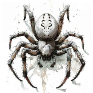 contour-spider-tattoo-haunting-for-side – tattoo design ideas free ai generated – Gallery: spiders-inkby-ai