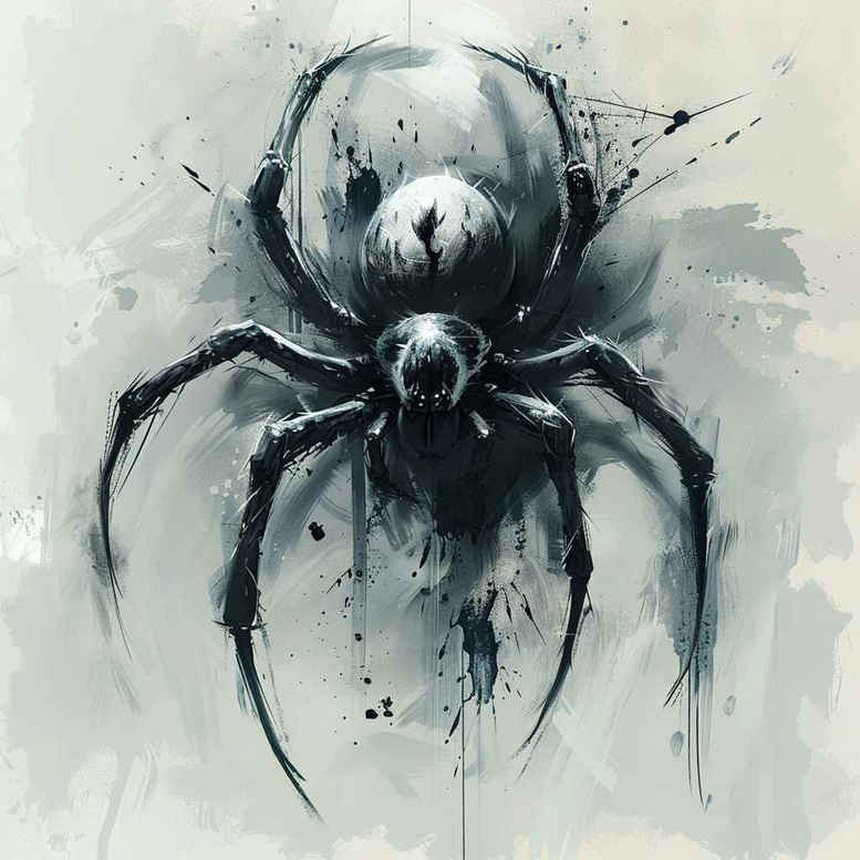 wave-spider-tattoo-evil-spirit-for-shoulder – tattoo design ideas free ai generated – Gallery: spiders-inkby-ai