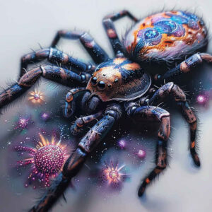 nature-motif-spider-tattoo-dripping-for-biceps – tattoo design ideas free ai generated – Gallery: spiders-inkby-ai
