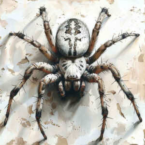 geometric-detail-spider-tattoo-hellish-for-lower-thigh – tattoo design ideas free ai generated – Gallery: spiders-inkby-ai